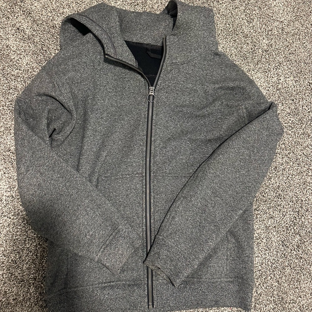 Lululemon Gray Zip-Up Hoodie